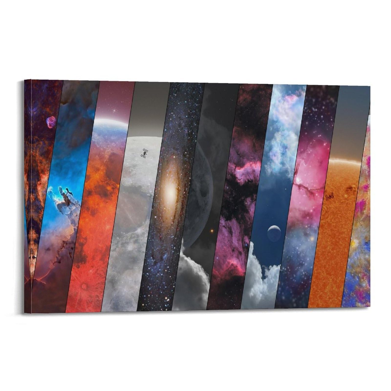 OKAHYS Astrophotography Crescent Nebula Planet Space Poster Decorative Painting Canvas Wall Artworks Picture 24x36inch(60x90cm)