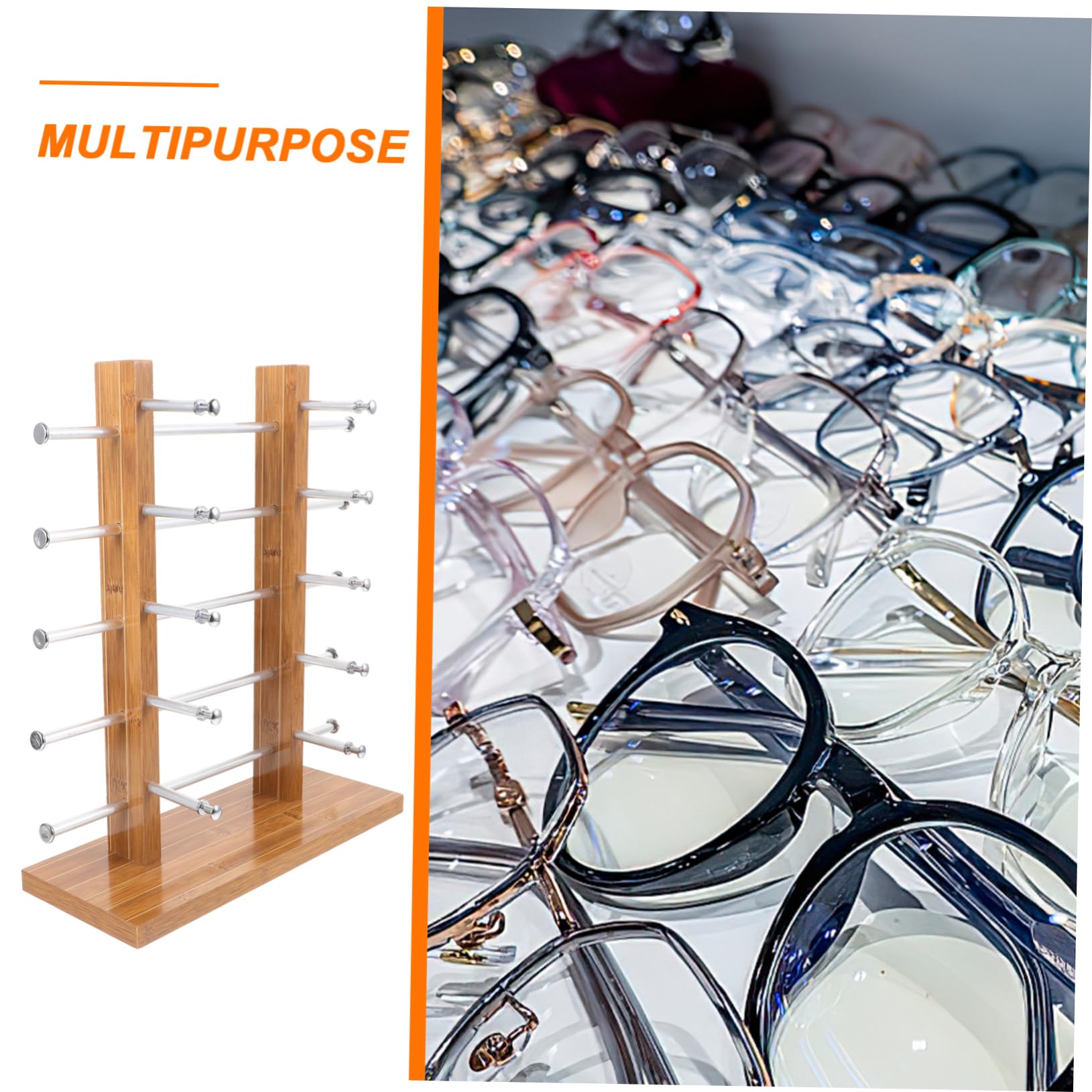 1satz Holz Brillenhalter Für Sonnenbrillen Und Brillen Fach Gestapelter Brillenständer Aus Massivem Holz Stilvolles Brillenregal Für Eleganten Eyewear-display Im Geschäft Oder
