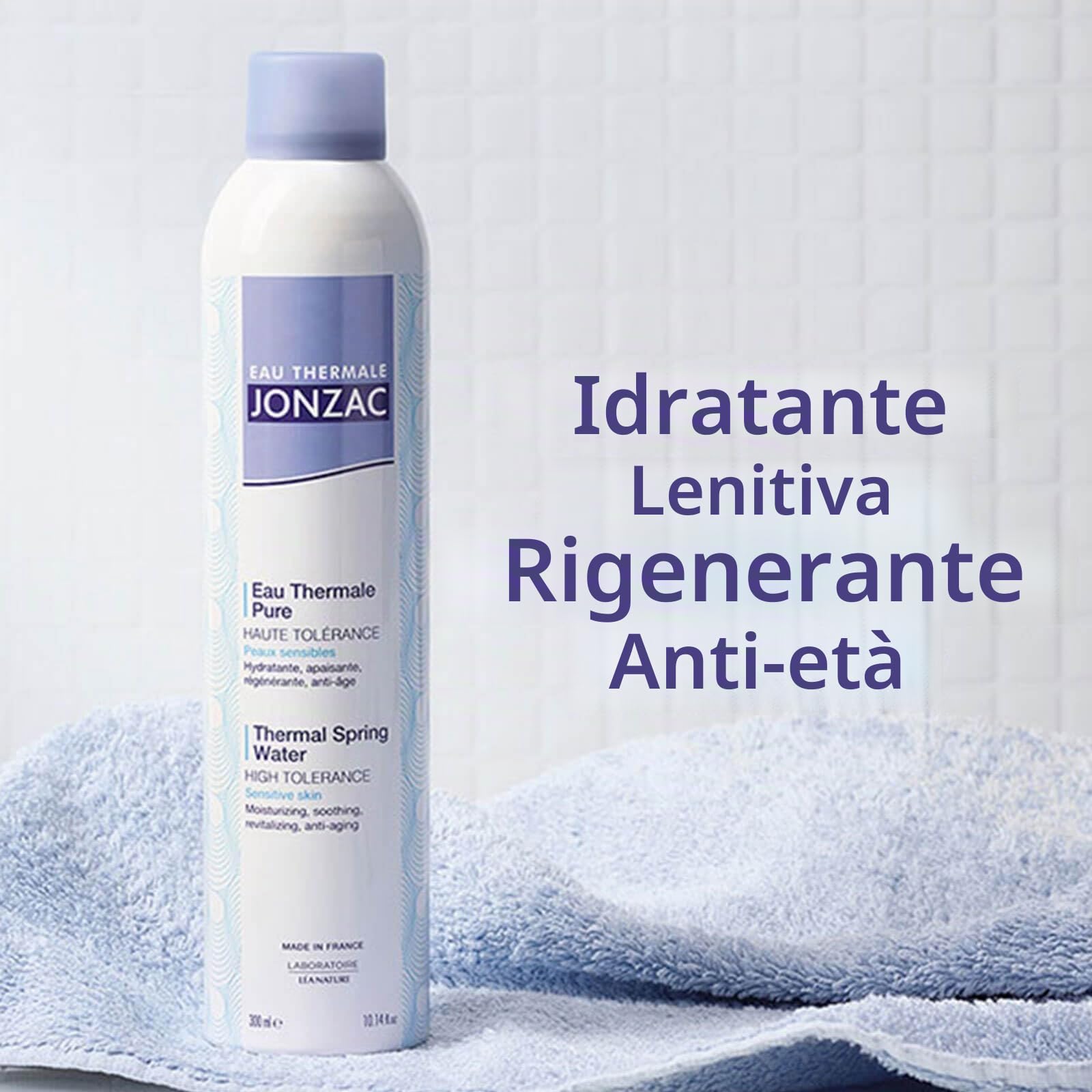 Eau Thermale Jonzac Brumisateurs Acqua Termale Aerosol, Beige, 300 Millilitro