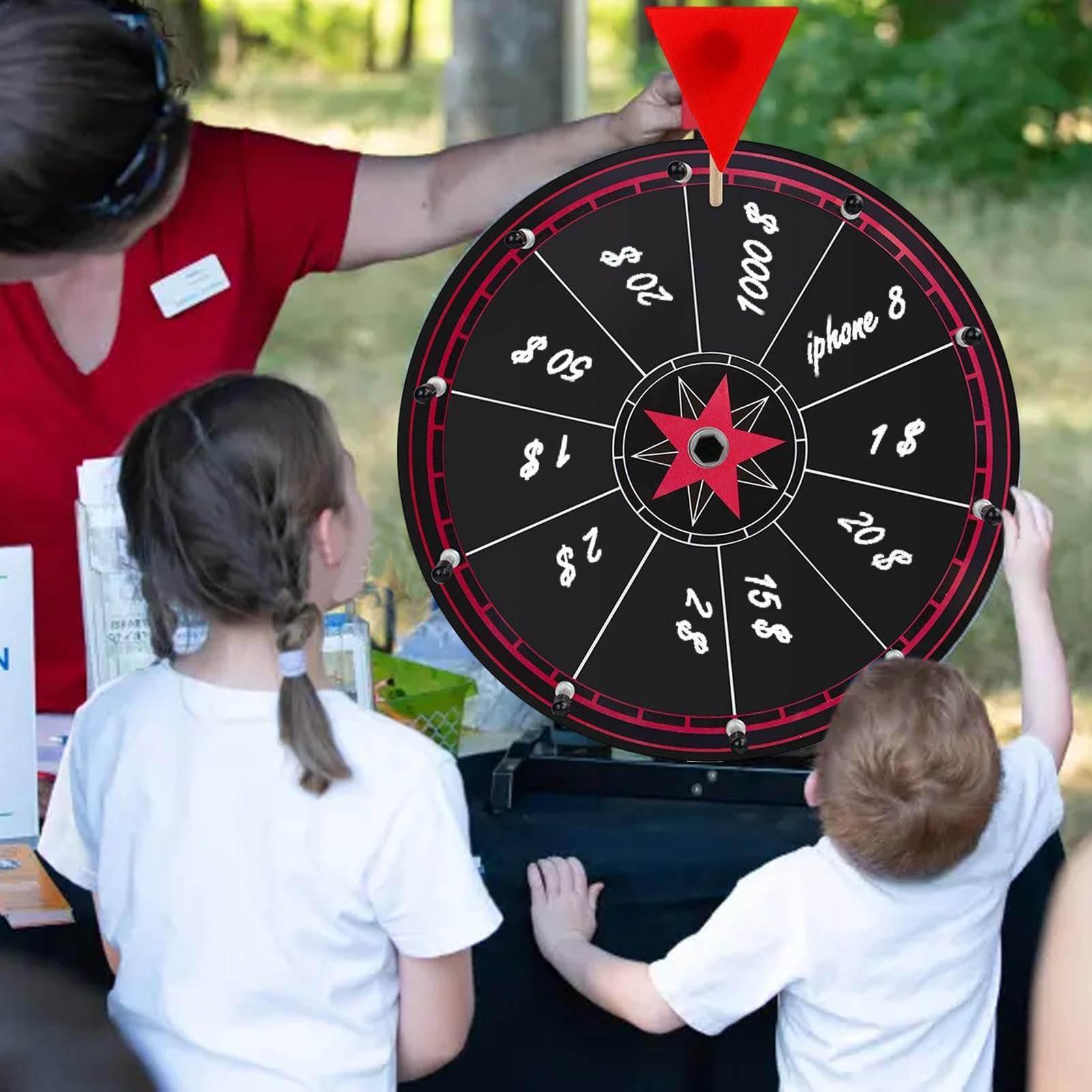 Spinnerrad – Belohnungsrad | Tischspinnen | Drehrad 12 Zoll für Preise mit