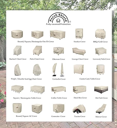 Miniatura 7 de Porch Shield Cubierta para parrilla de gas prémium de 64 pulgadas de ancho x 24 pulgadas de profundidad x 48 pulgadas de alto, cubiertas