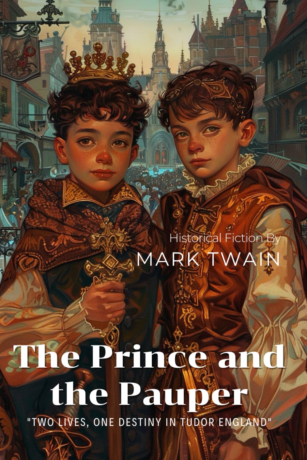 The Prince and the Pauper By Mark Twain (Illustrated & Annotated): A Timeless Tale of Switched Identities in Tudor England