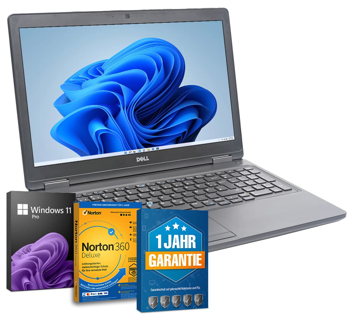 Dell Latitude 5580 15,6 Zoll Full HD Laptop Intel Core i5-6300U@ bis zu 3 GHz 8 GB 256 GB SSD mit Windows 11 Pro & GRATIS Antiviren-Software HDMI inkl. 1 Jahr Garantie (Generalüberholt)