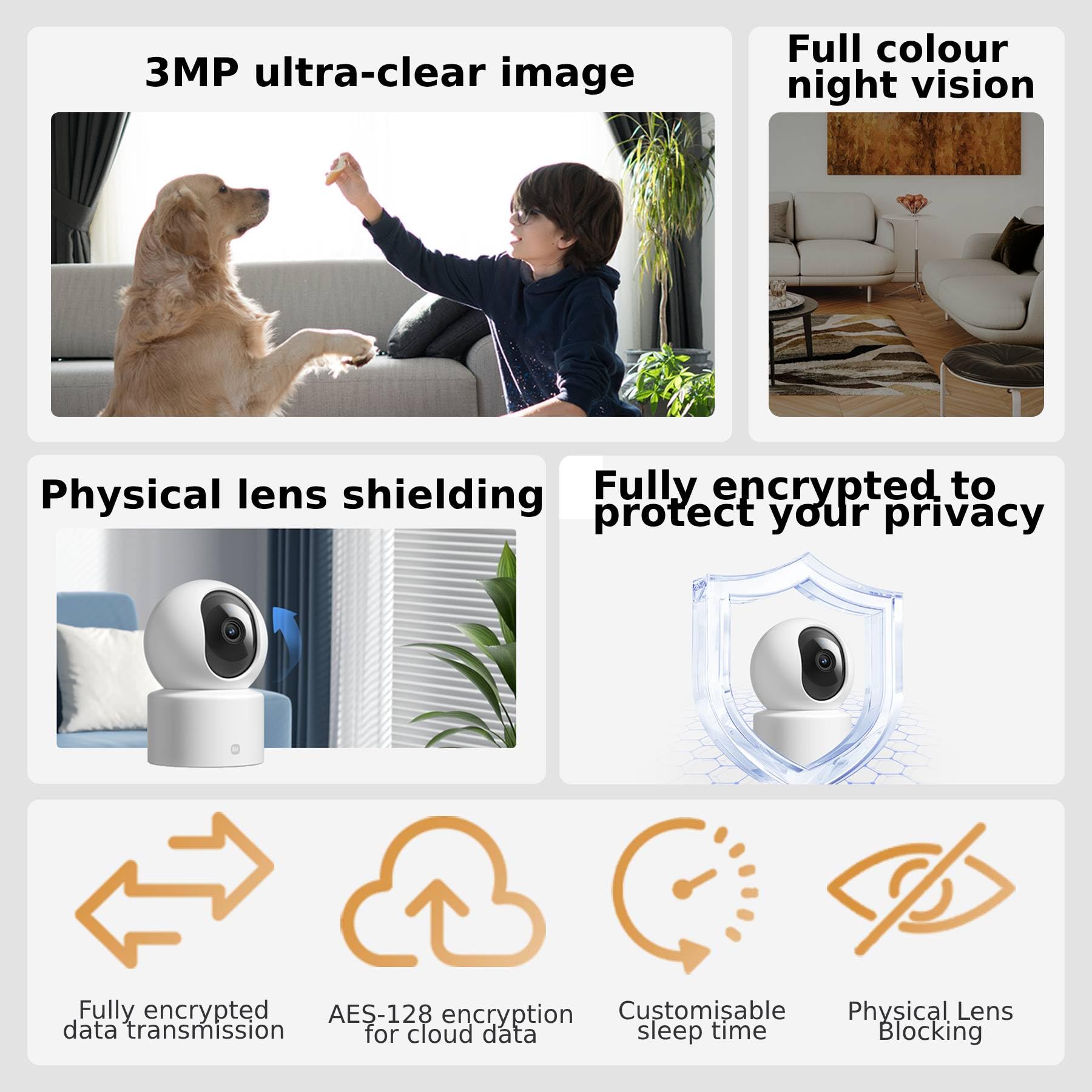 Xiaomi Smart Camera C301 (Lot de 2)
