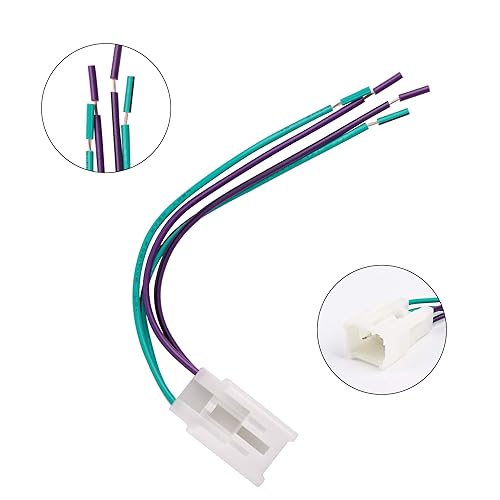 Miniatura 5 de RDBS Uso del arnés de cable del coche para conectar el receptor estéreo del mercado de accesorios apto para vehículos Toyota de 1984 en adelante