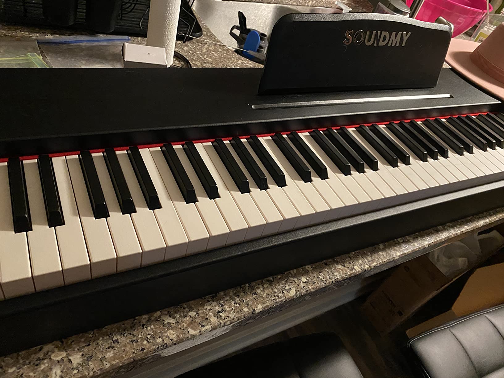 32/mo Finance SOUIDMY G310 Digital Piano, Upgraded 88 Keys Full