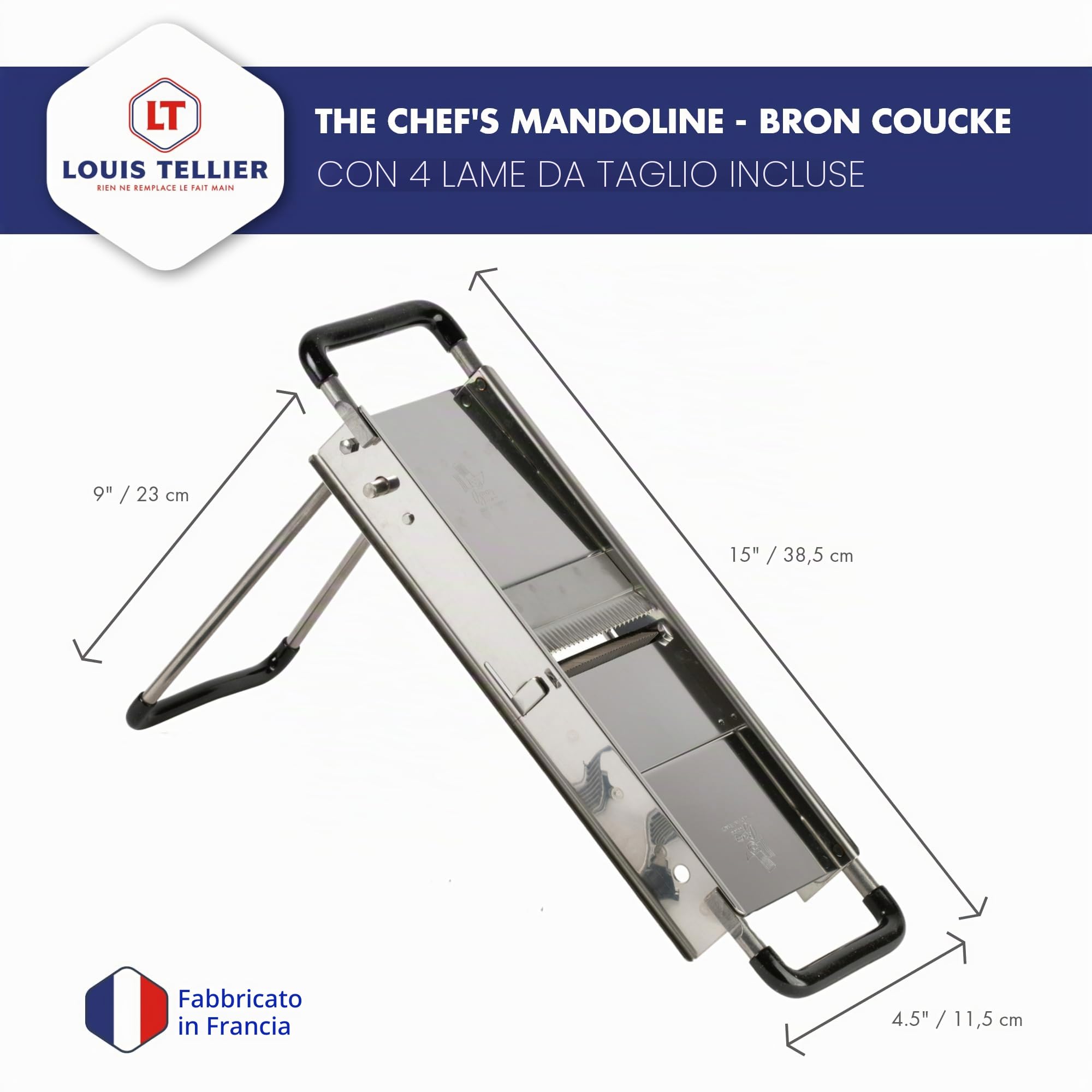 Bron Coucke 15000 - Mandolina da Chef, Colore: Neutro