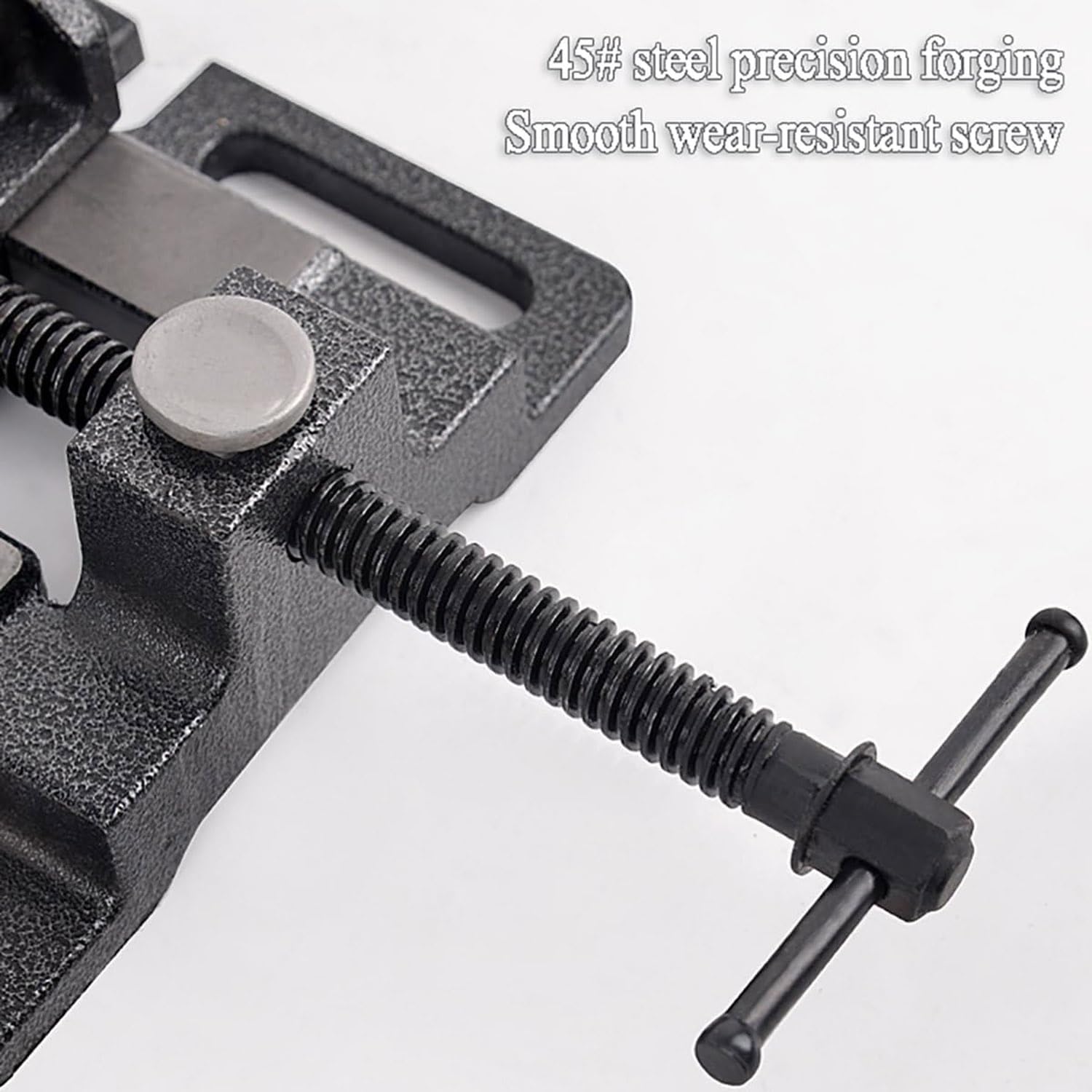 Etau pour perceuse,Etau mécanique, Étau de fraisage industriel avec 4 boulons de montage, perceuse à colonne à dégagement rapide(4inch)