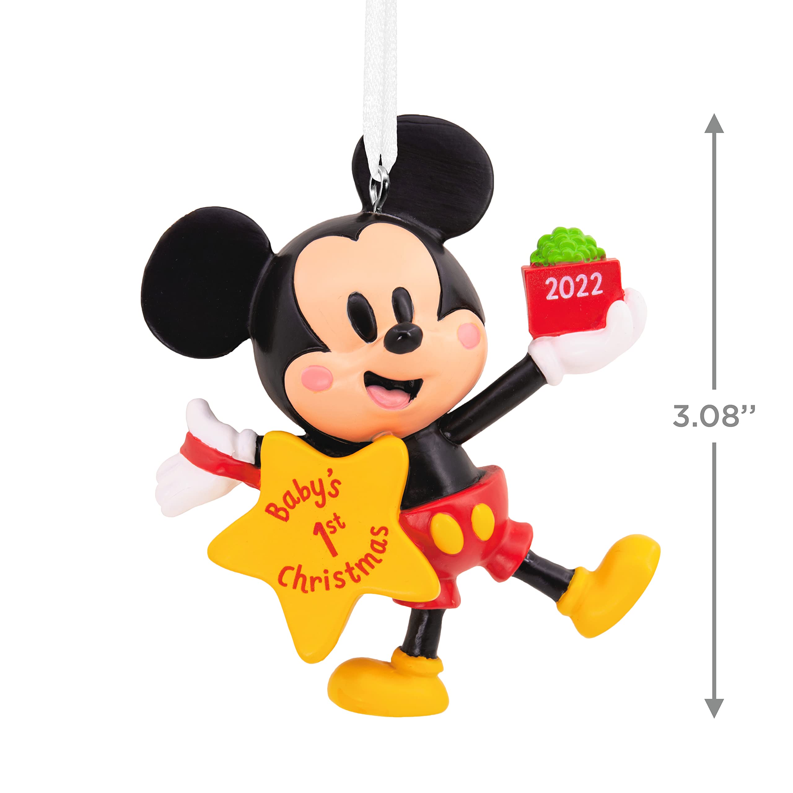 Amazon.com: Hallmark Disney Mickey Mouse Baby's First Resin