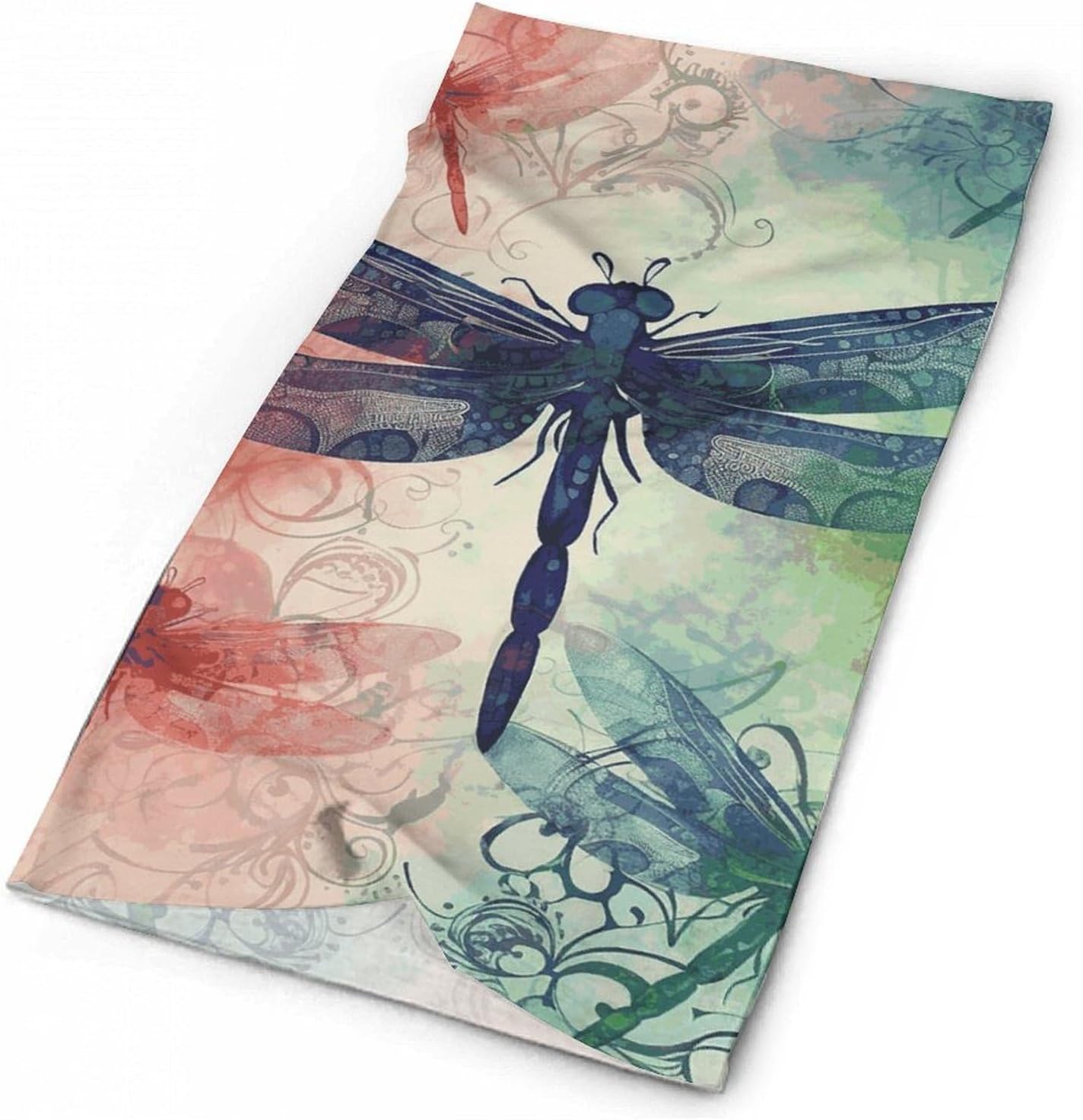 Modern Dragonfly UV Protection Bandana Neck Gaiter Face Mask