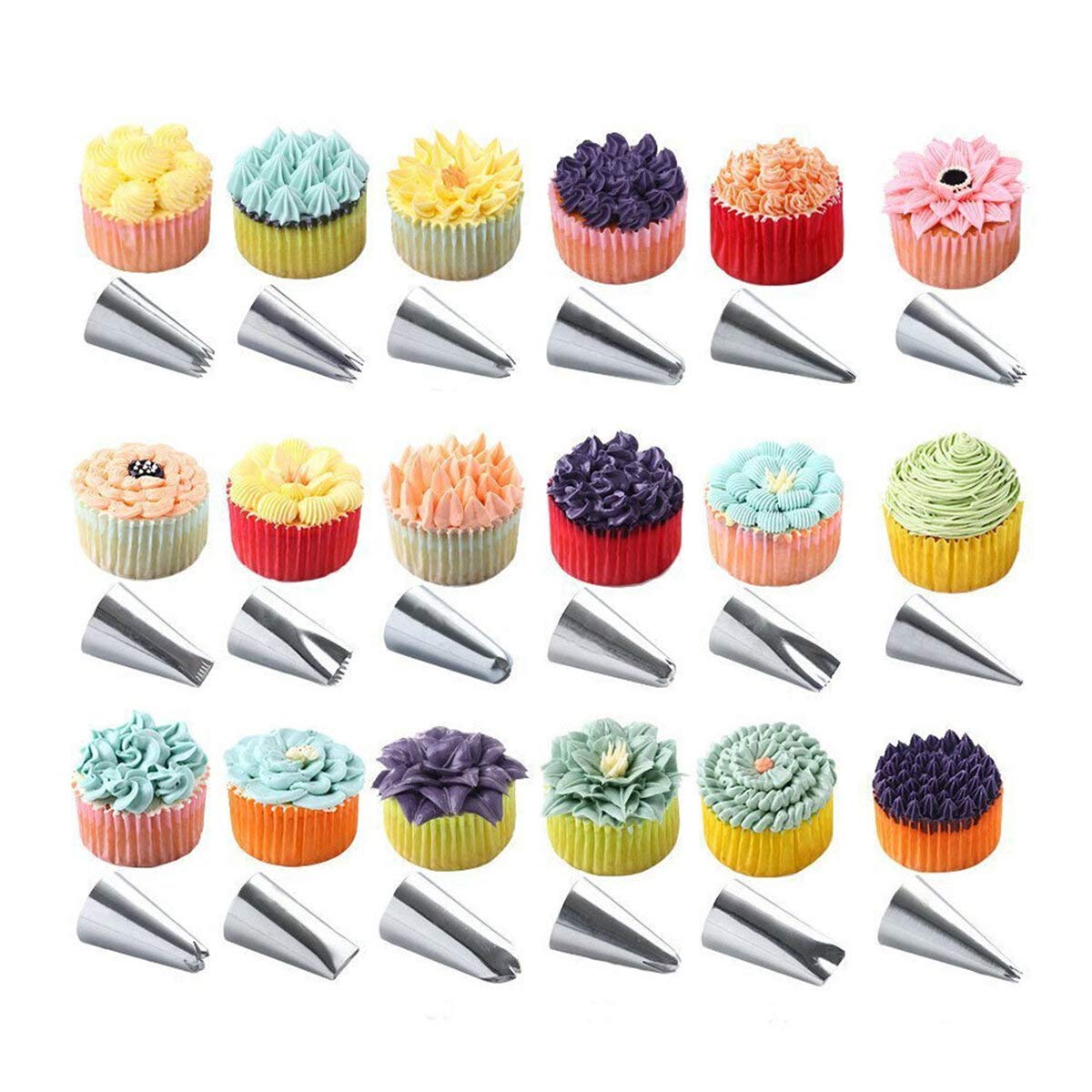 45 unids/set pastel giratoria estante cuchillo pastelería decoración DIY herramienta de hornear