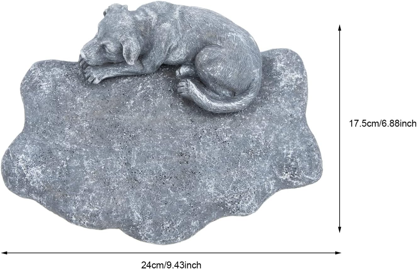 Dog Memorial Present Pet Tombstone Water Resistant Pet Memorial Garden Stones