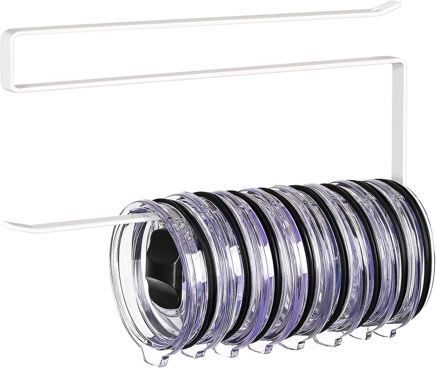 TORO Paper Towel Hanger Underneath Cabinet Rack No Drilling Paper Roll Holder Over The Door Kitchen Roll Holder Toilet Paper Roll Holder Over The Cabinet (Pack 01) (WHITE) (B0D7N243CP) Amazon Price History, Amazon Price Tracker