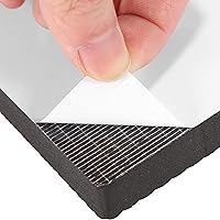 Vista 6 de X AUTOHAUX 2 unids 11.8x3.9x1.2 in coche garaje pared guardia puerta parachoques protector anti colisión impermeable espuma para almacén garaje