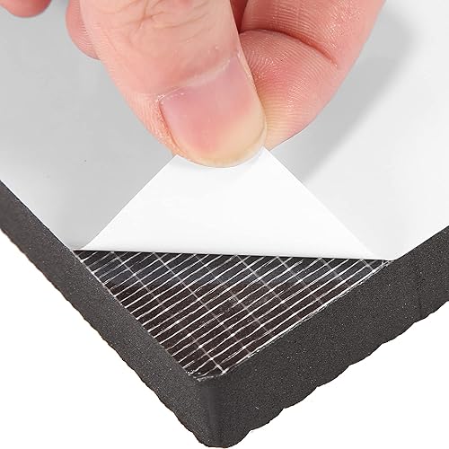 Miniatura 6 de X AUTOHAUX 2 unids 11.8x3.9x1.2 in coche garaje pared guardia puerta parachoques protector anti colisión impermeable espuma para almacén garaje