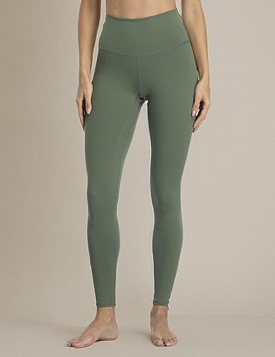 Miniatura 5 de YUNOGA Pantalones de yoga de cintura alta ultra suaves sin costuras para mujer con control de abdomen