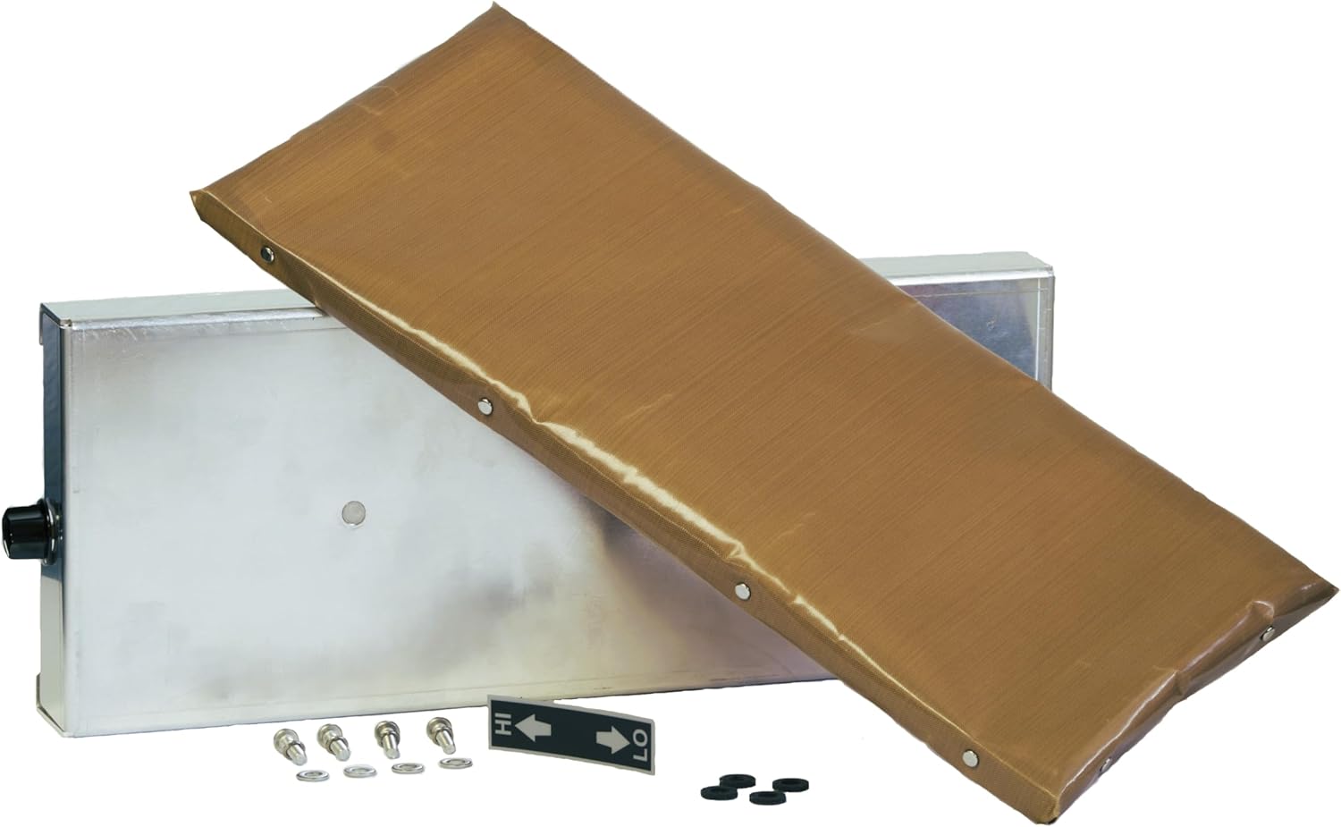 6" x 15" Hot Plate Assembly, Heat Seal 110V w/Thermostat, Element, Fab. Plate Wires & Cover 6101020