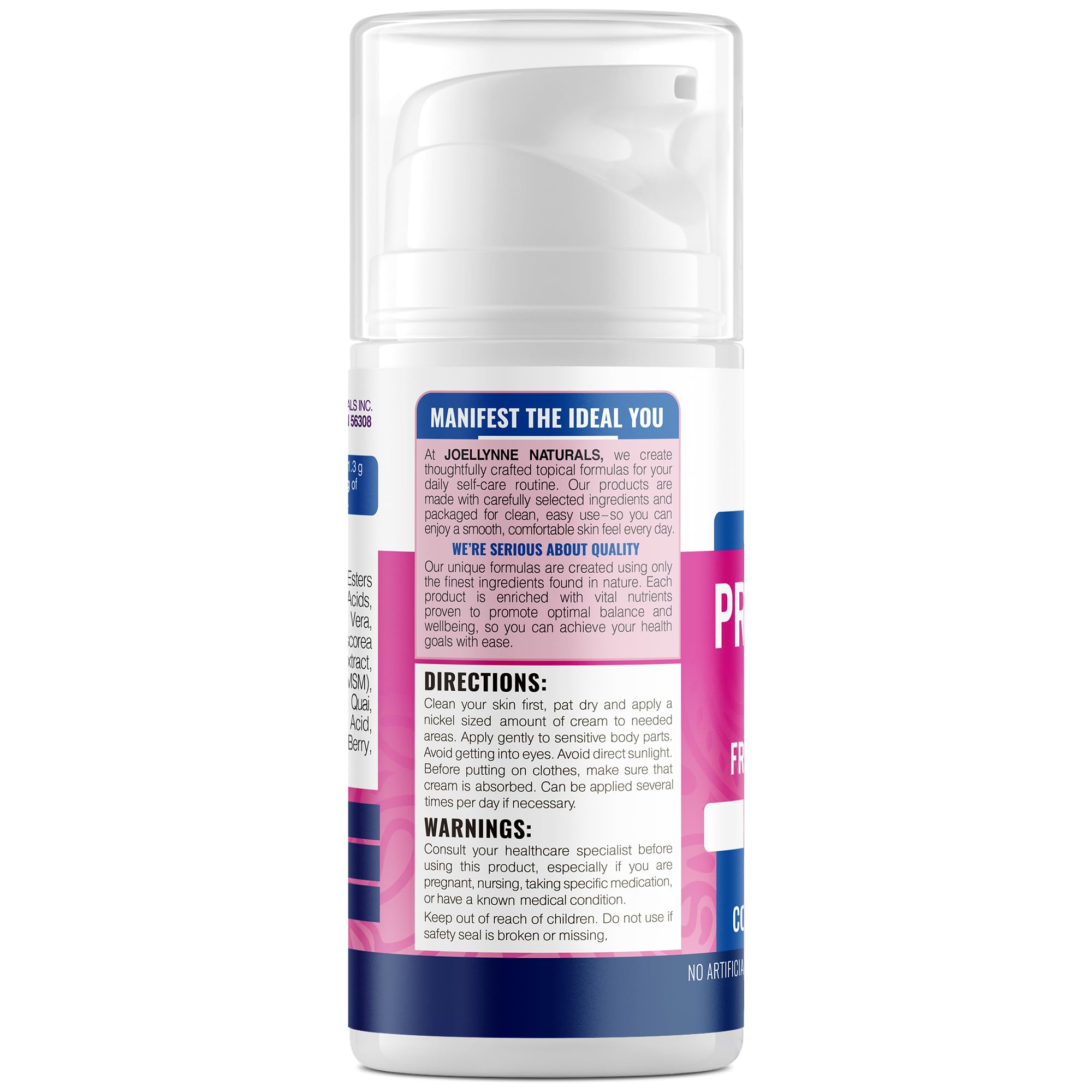 Joellyne Naturals Wild Yam & Dong Quai Cream 3000 mg, 3.4 oz — Amazon image 7