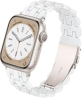 Vista 49 de Lightweight Resin Band For Apple Watch Series 11 10 SE 9 8 7 6 5 4 3 2 1 Ultra 3 2, Fashion Adjustable Replacement Strap for iWatch Bands 38mm 40mm