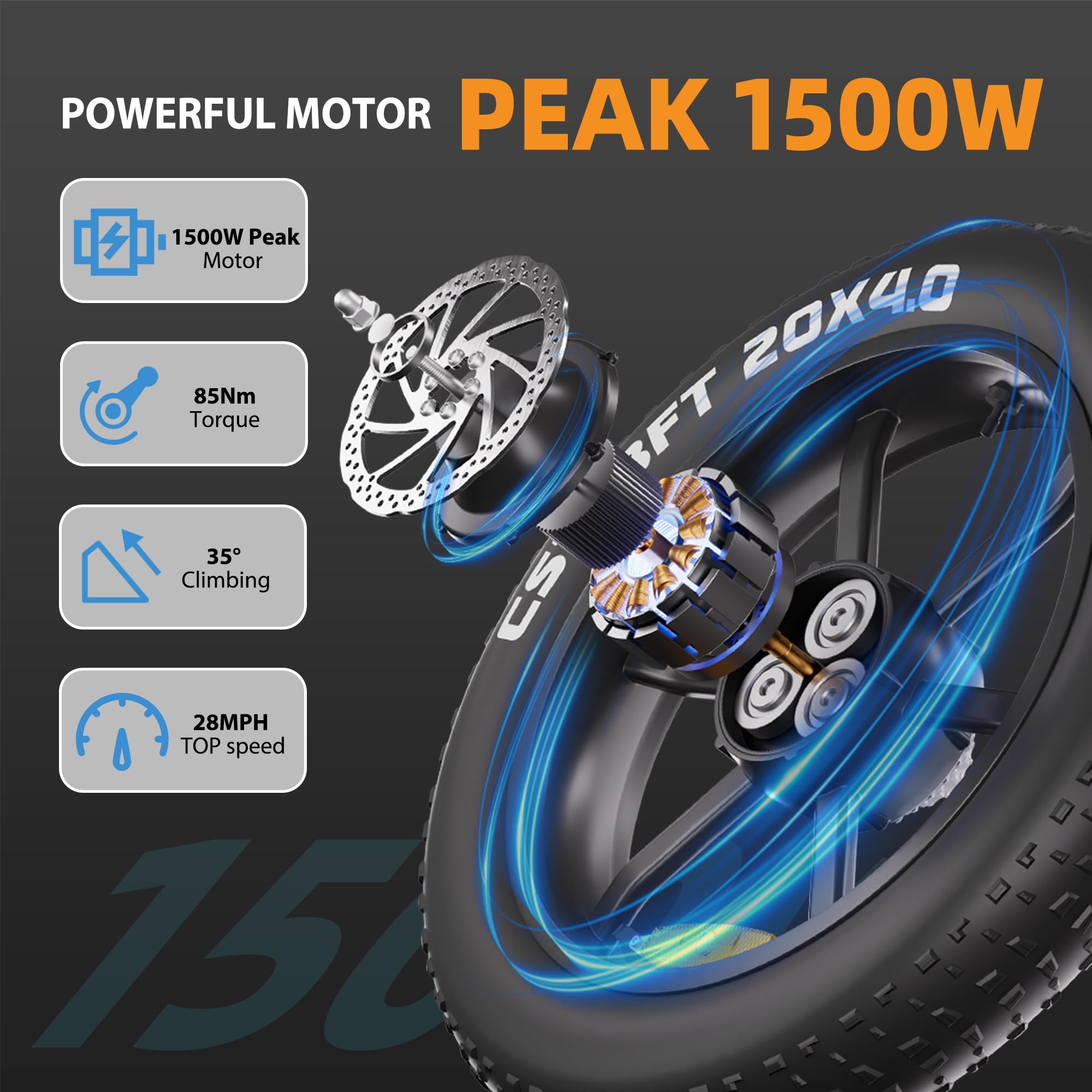 Miyazaki Bicicletta Elettrica Pieghevole per Adulti, Telaio in Alluminio Aerospaziale, Motore Brushless, Ebike Pieghevole con Batteria Removibile da 48V 14Ah, Pneumatici Fat da 20"x4.0"