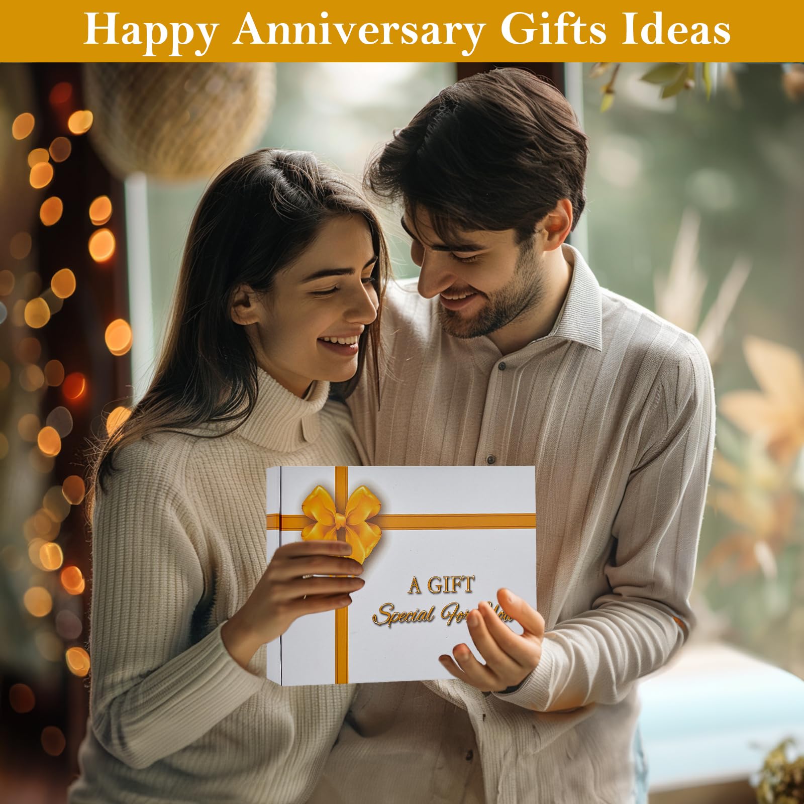 Happy Anniversary Photo Frame Gifts for Her Him Couple Parents Premium Anniversary Picture Frame Gift Ideal for 1st, 1 Year - Image 2