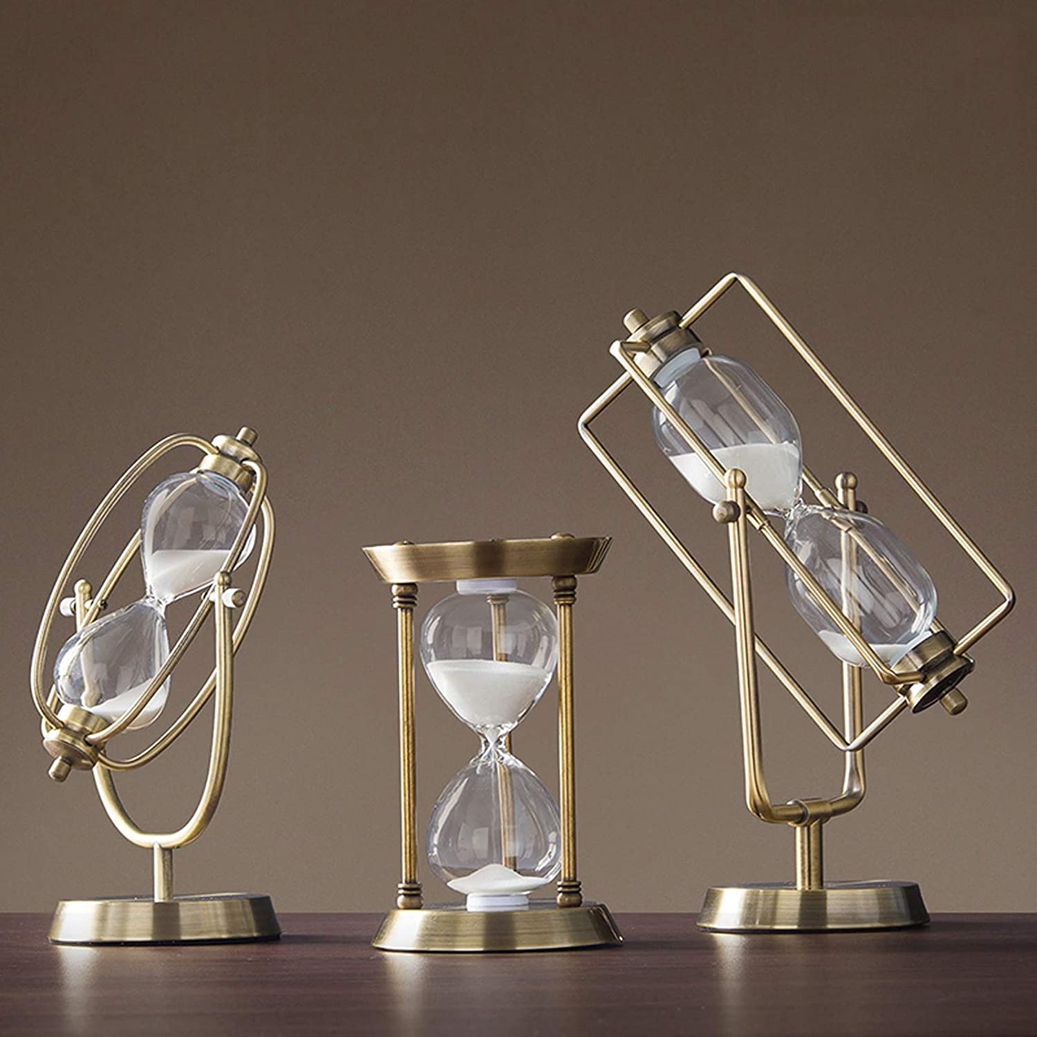 Clessidra Timer 30 Minuti In Vetro Borosilicato 25 Cm – Ornamento Da Scrivania E Regalo Elegante