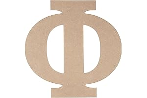 Juvale Unfinished Wooden Greek Letter Alpha Phi