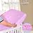 UOMNY Crib Sheet, Pink Clouds Crib Sheets Baby Sheet for Standard Crib and Toddler Mattresses Nursery Bedding Sheet Crib Mattress Sheets for Boys and Girls 1 Pack Toddler Sheet
