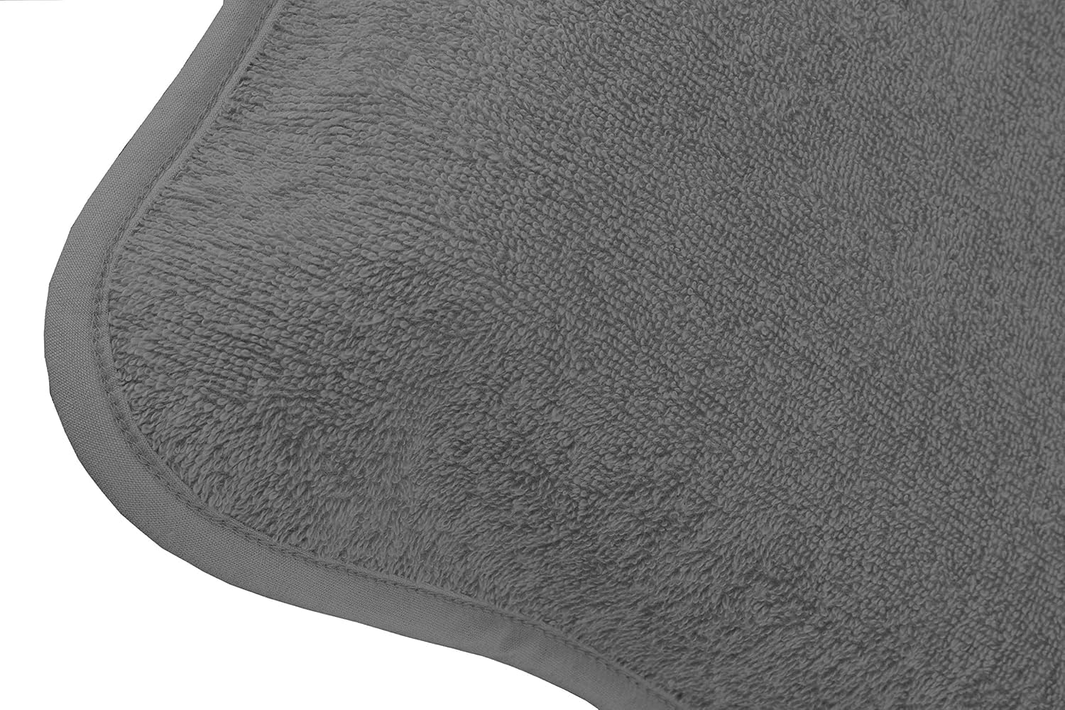 Brandsseller Copertura per Lettino 75x200 cm – Fodera in Spugna protettiva, Asciugamano in Cotone 100%, lavabile, antiscivolo, certificato Oeko-Tex – Antracite