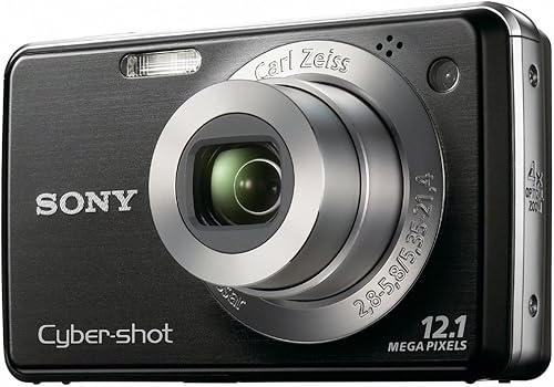Miniatura 6 de Sony Cyber-shot DSC-W230 - Cámara digital de 12 MP con zoom óptico 4x y estabilización de imagen de disparo súper constante (azul oscuro) Azul,Negro