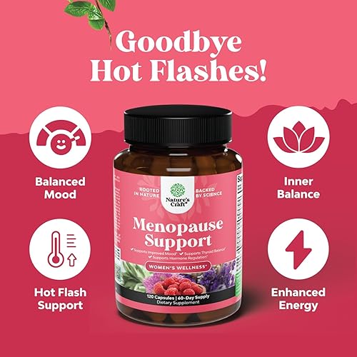 Miniatura 4 de Paquete de suplemento total de menopausia con Dong Quai Vitex Casto, Berry y Cohosh negro para apoyo hormonal natural y apoyo hepático, suplemento