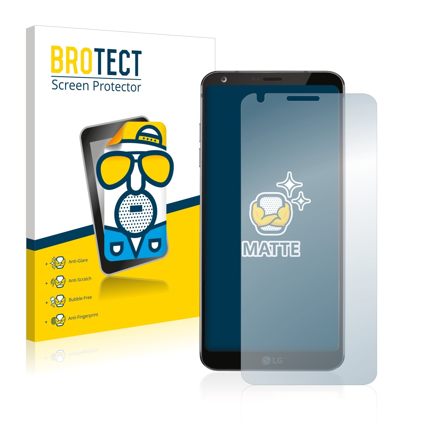 2x BROTECT Matte Pellicola protettiva opaca per LG G6