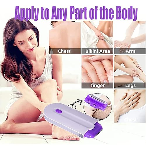 Miniatura 7 de Smartshavy-Smartshavy - Borrador de pelo, afeitado inteligente, borrador de pelo Sillky Smoth para mujeres, depilación láser Smart Shavey, borrador