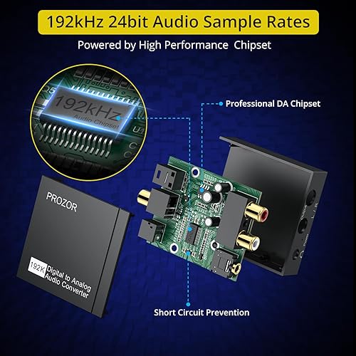 Miniatura 11 de Conversor de audio digital a analógico Negro