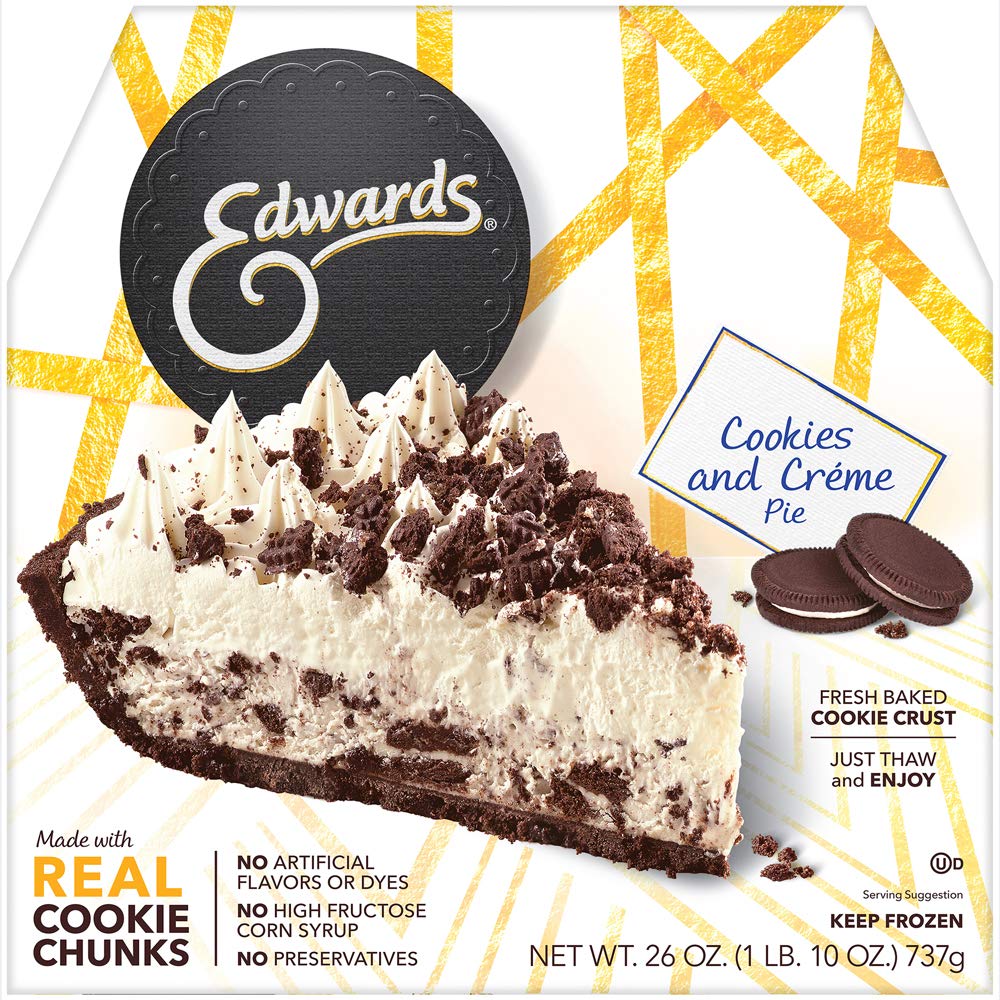 Edward's, Multi Serve Cookies and Creme Pie, 26 oz (Frozen)