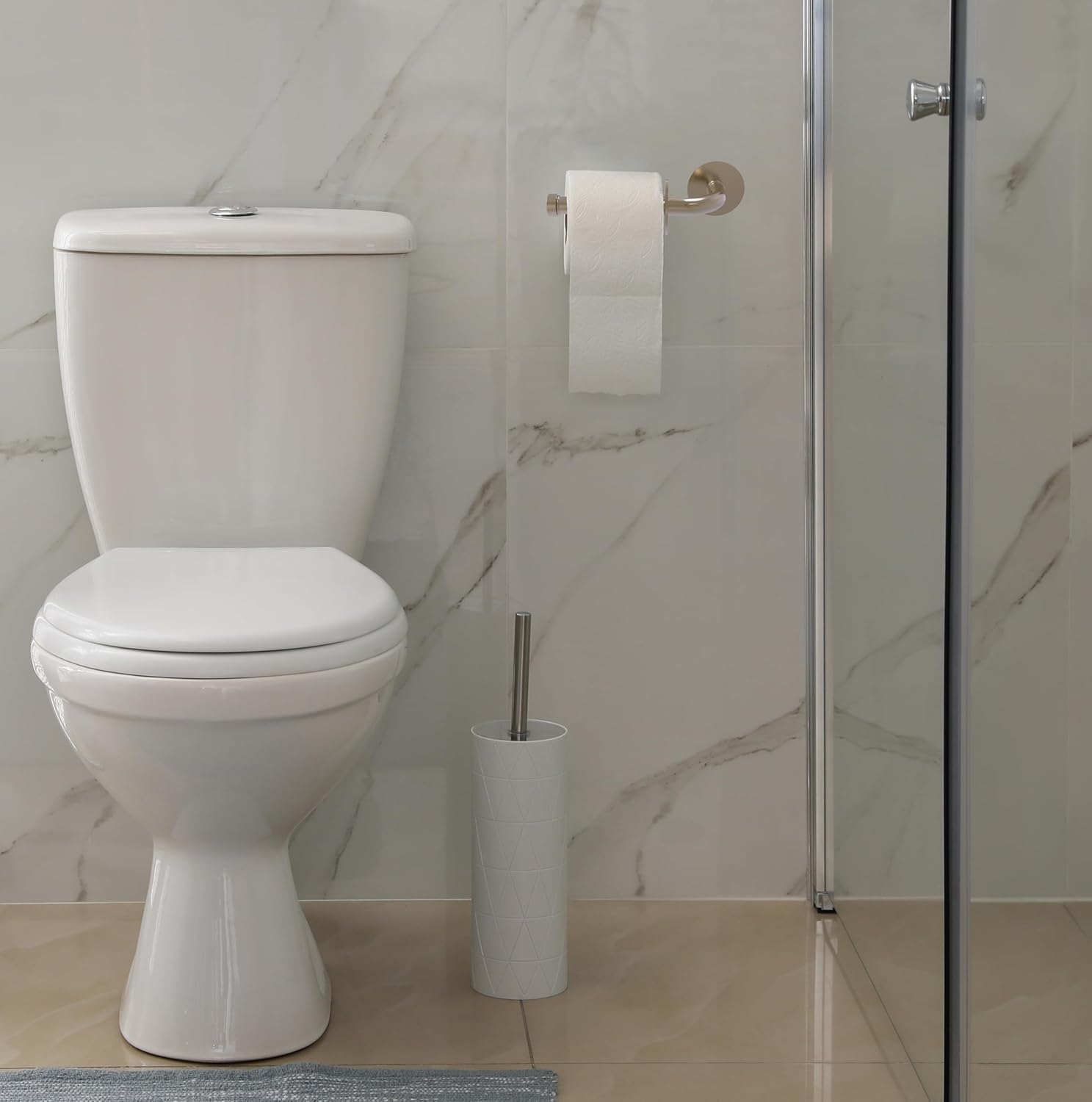 Allied Brass RM-24E-PEW Remi Collection European Style Toilet Tissue Holder, Antique Pewter