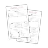 Cake Order Form 50pk 8.5x5.5” Bakery Care Instructions Sheet Client Storage Warning Label Ingredients Flier Piping Tips Pay