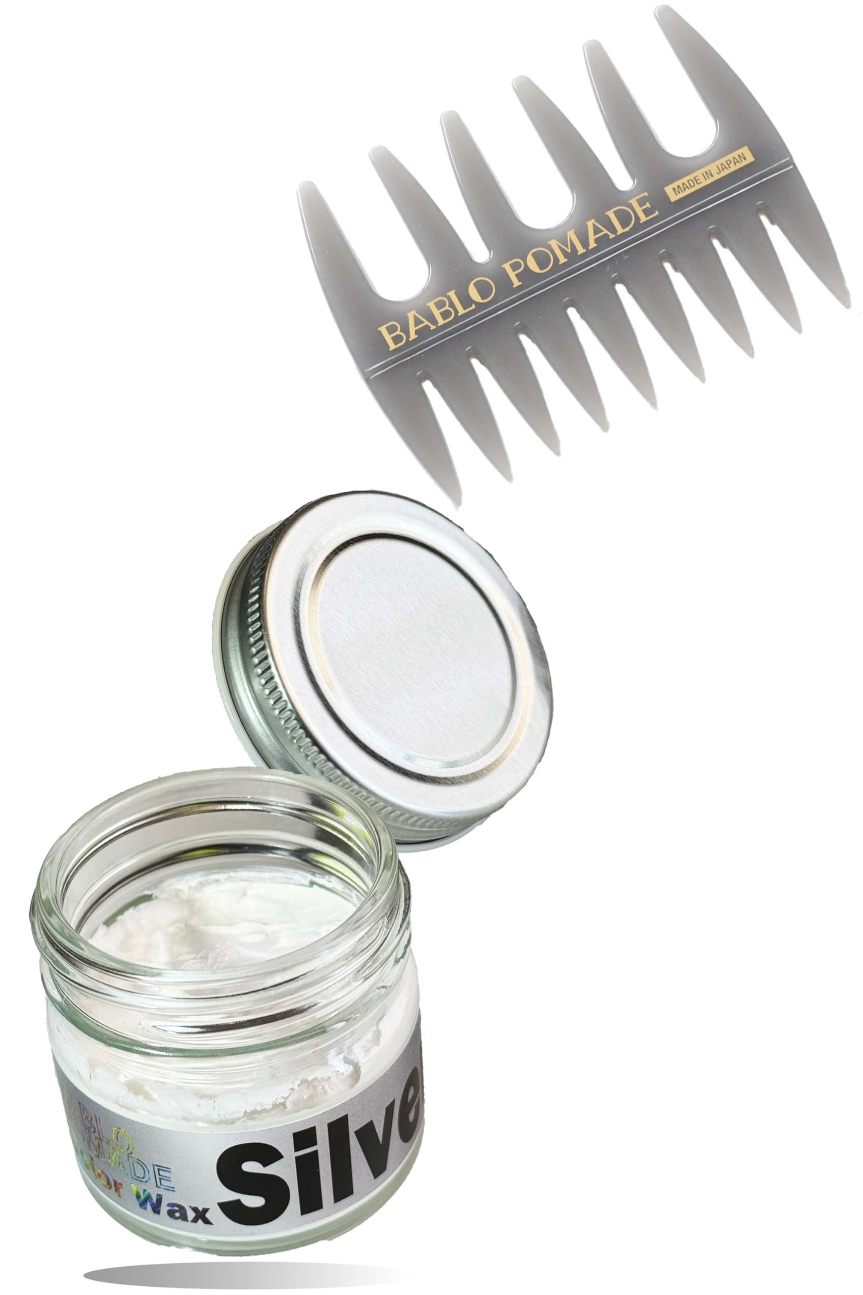 グレー ヘアスタイリングコーム Amazon.co.jp: BABLO POMADE カラーワックス シルバーワックス