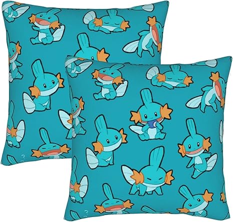 Amazon Co Jp ミズゴロウ 枕カバー 正方形 2枚セット ファスナー式 アニメ キャラクター チャック式 ひんやり クッションカバー Evisuk 人気 おしゃれ かわいい 45 45 座布団カバー ソファー 抱き枕カバー 背当て ホーム キッチン