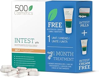 Packs 500Cosmetics Intest: Capsules et crème pour prévenir et soulager les hémorroïdes (1)
