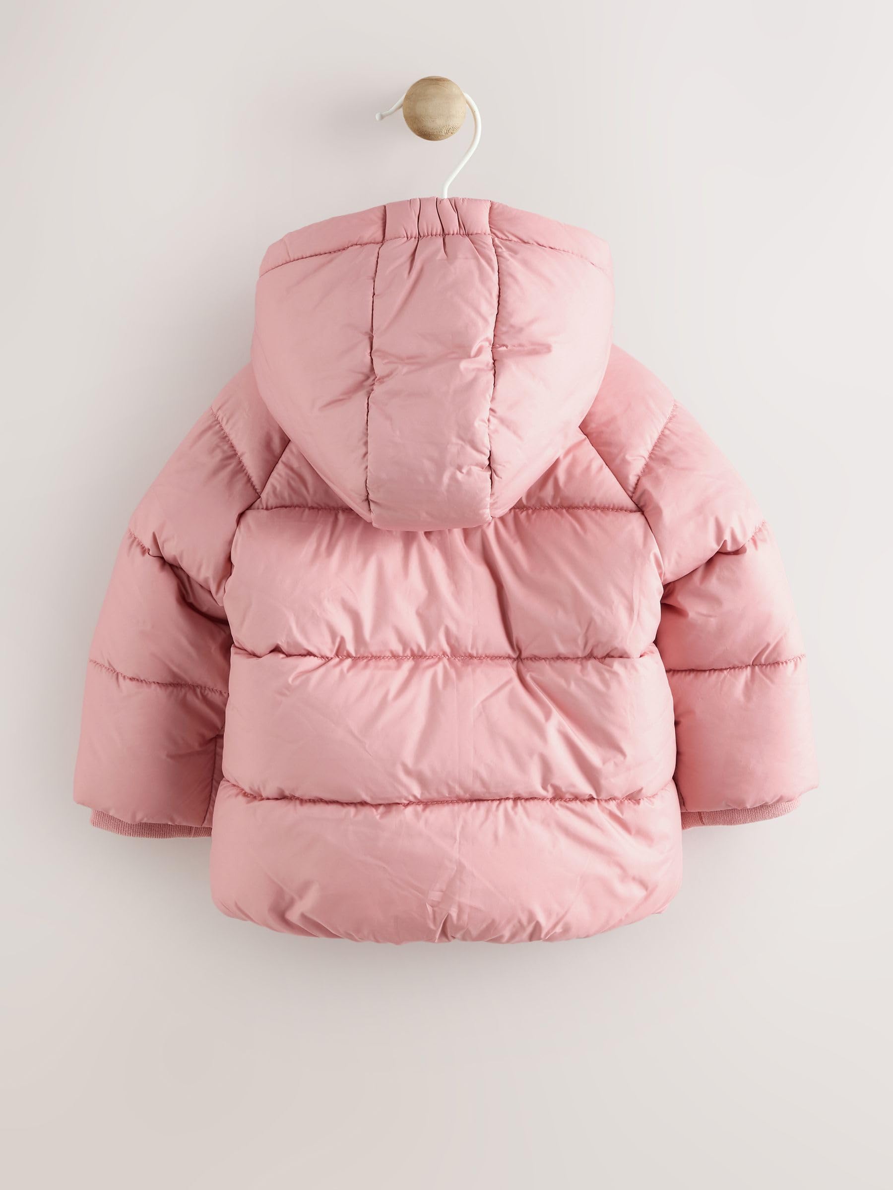 NEXT Bebés niña Chaqueta acolchada con capucha para bebé