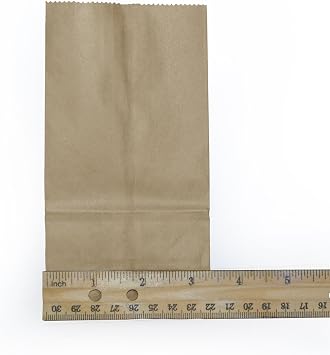 1 X Small Brown Paper Bags - 100 Pack