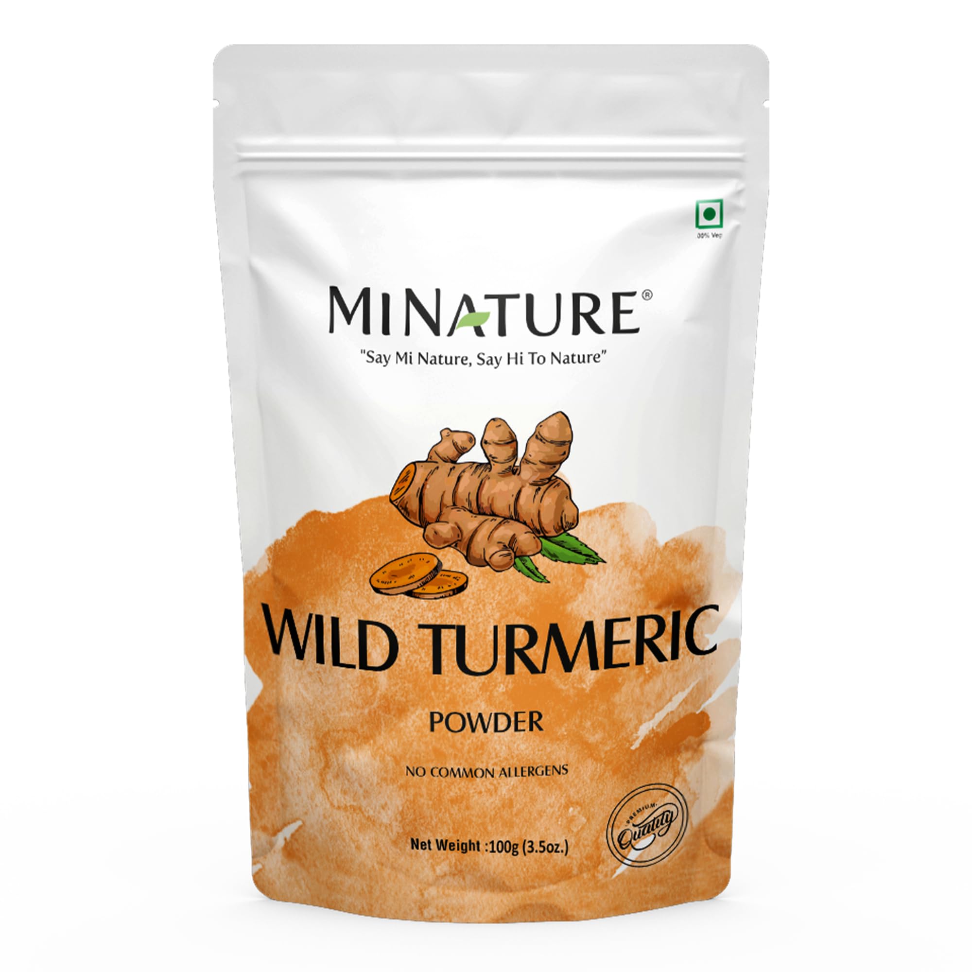 Minature Wild Turmeric Powder 227g (8oz)| Natural Haldi Powder | Herbal Supplement & Skincare Use | No Common Allergens