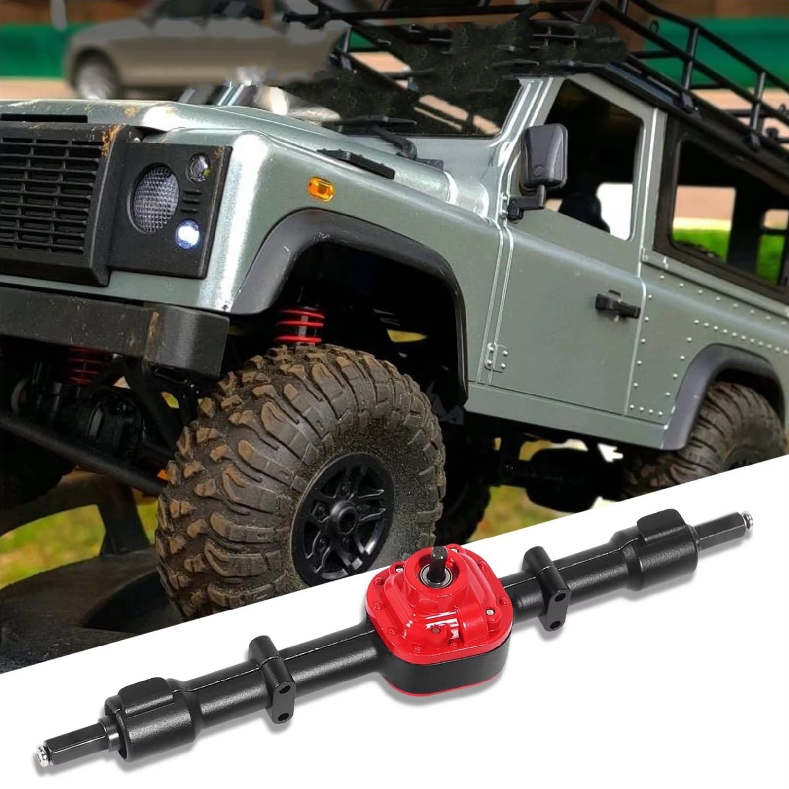 Kompatibel Mit MN D90 D91 D96 D99S MN90 MN96 MN99 Für MN99S 1/12 RC Auto Upgrade Teile Zubehör Vorne Hinten Komplette Achse Schwarz RC Zubehör