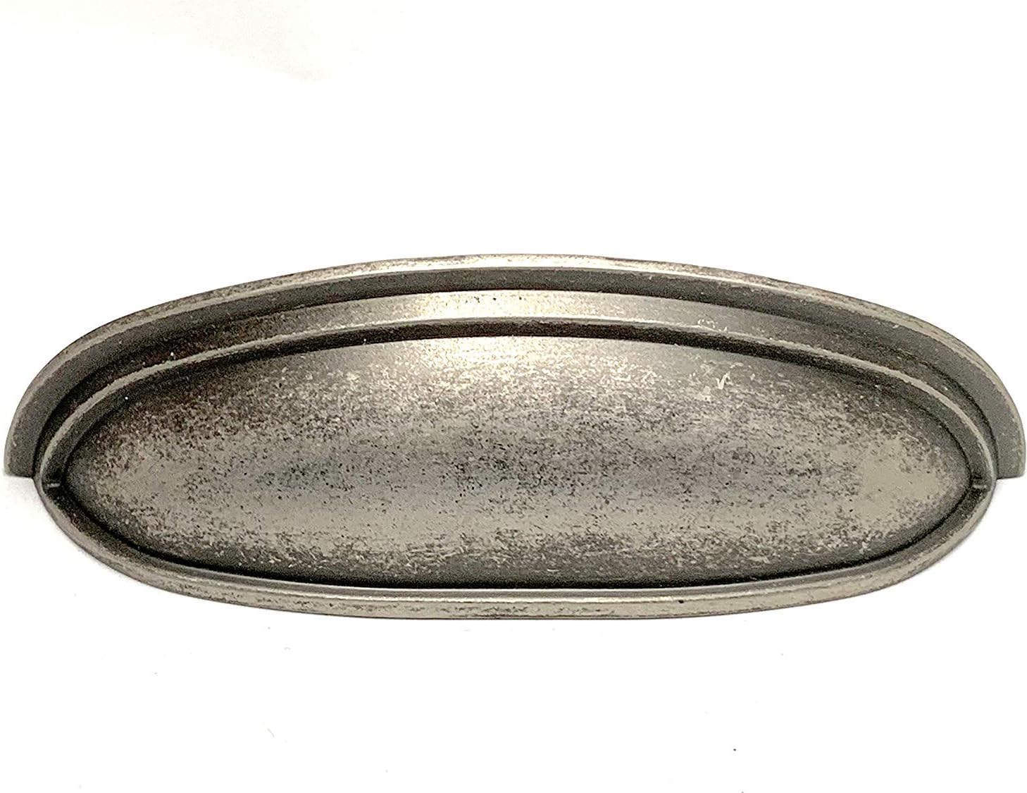 Montana Pull Bin Cup Handle Antique Pewter 4 Between Screw Holes Kitchen Handle 12 Pack