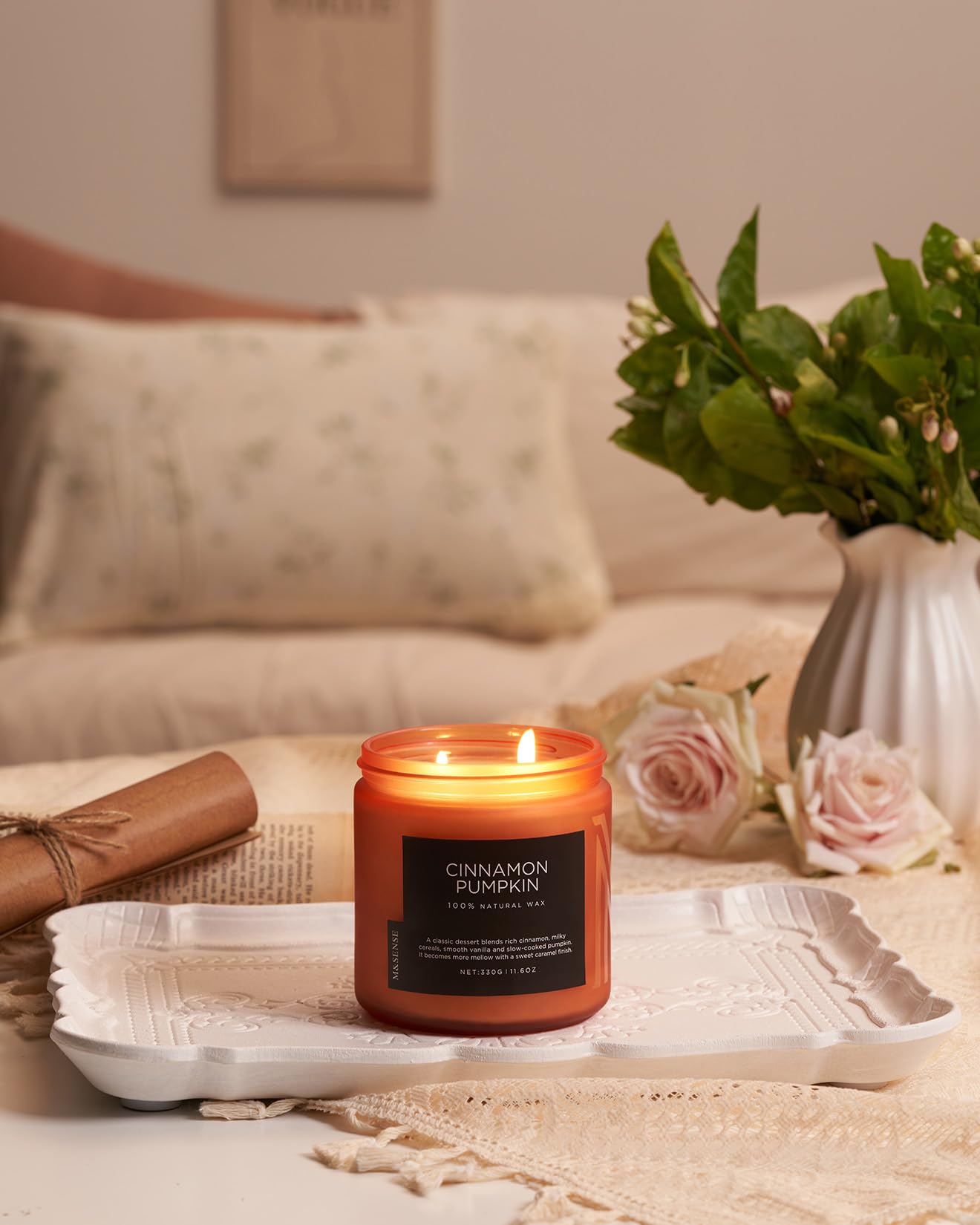 Yankee Candle, Candela profumata | Ispirazione per la casa | Raccolto stagionale di zucche. Candela alla zucca e spezie | Barattolo piccolo da 104g | Fino a 30 ore di durata, Candele