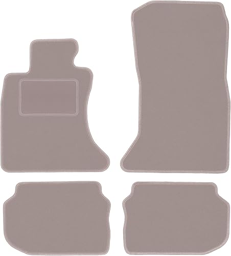 Alfombrillas de Terciopelo Beige para Coche, diseñadas para: BMW 5 F11 xDrive (2