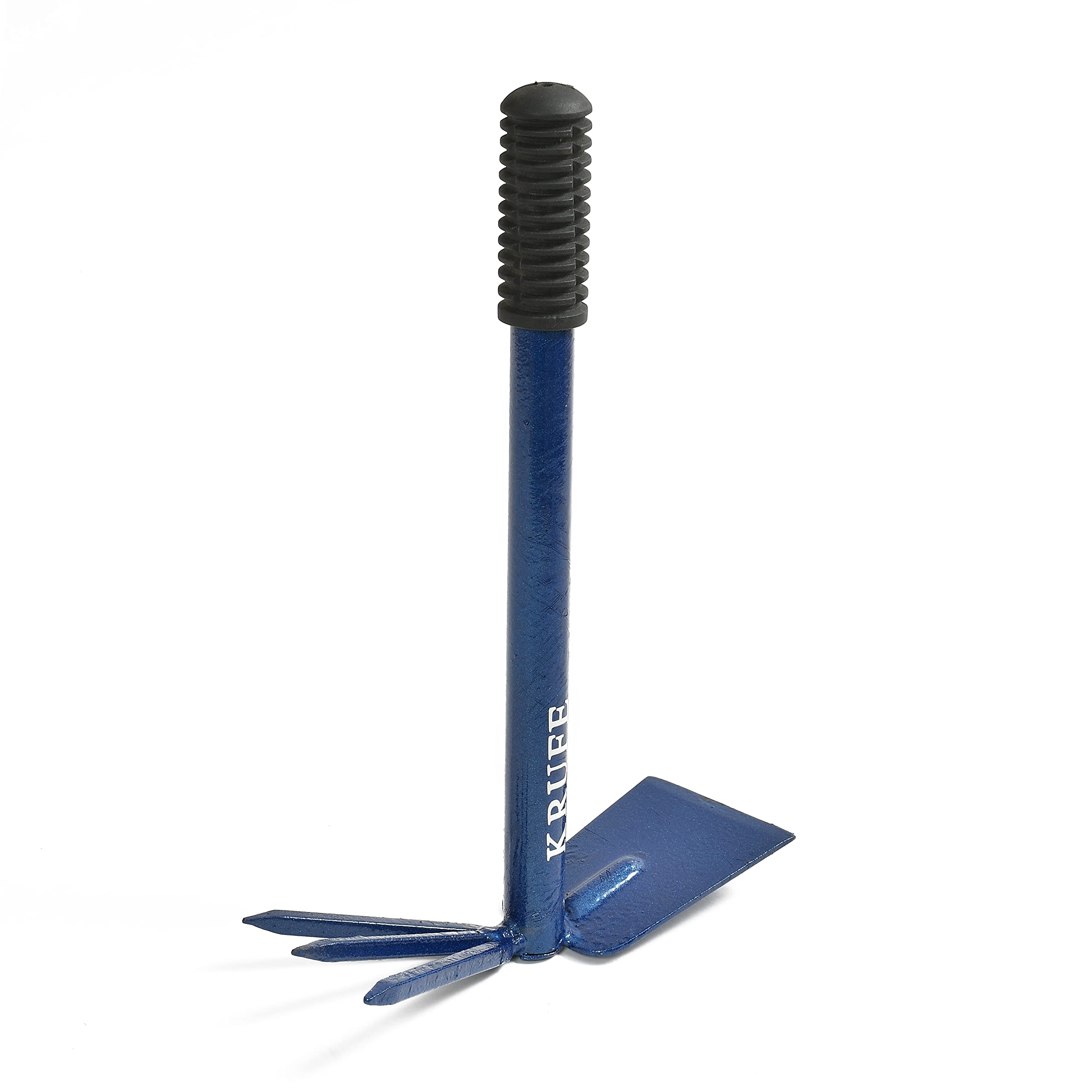 KRUFE® 12" Heavy Duty Hand Hoe, Pong, and Tiller – Sturdy Garden Hoe for Digging, Weeding, and Soil Cultivation – Ergonomic Design for Handling – Ideal for Gardening, Landscaping, and Farm Work