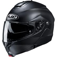 HJC C91N Plain Modular Flip Front Motorcycle Helmet Matt Black
