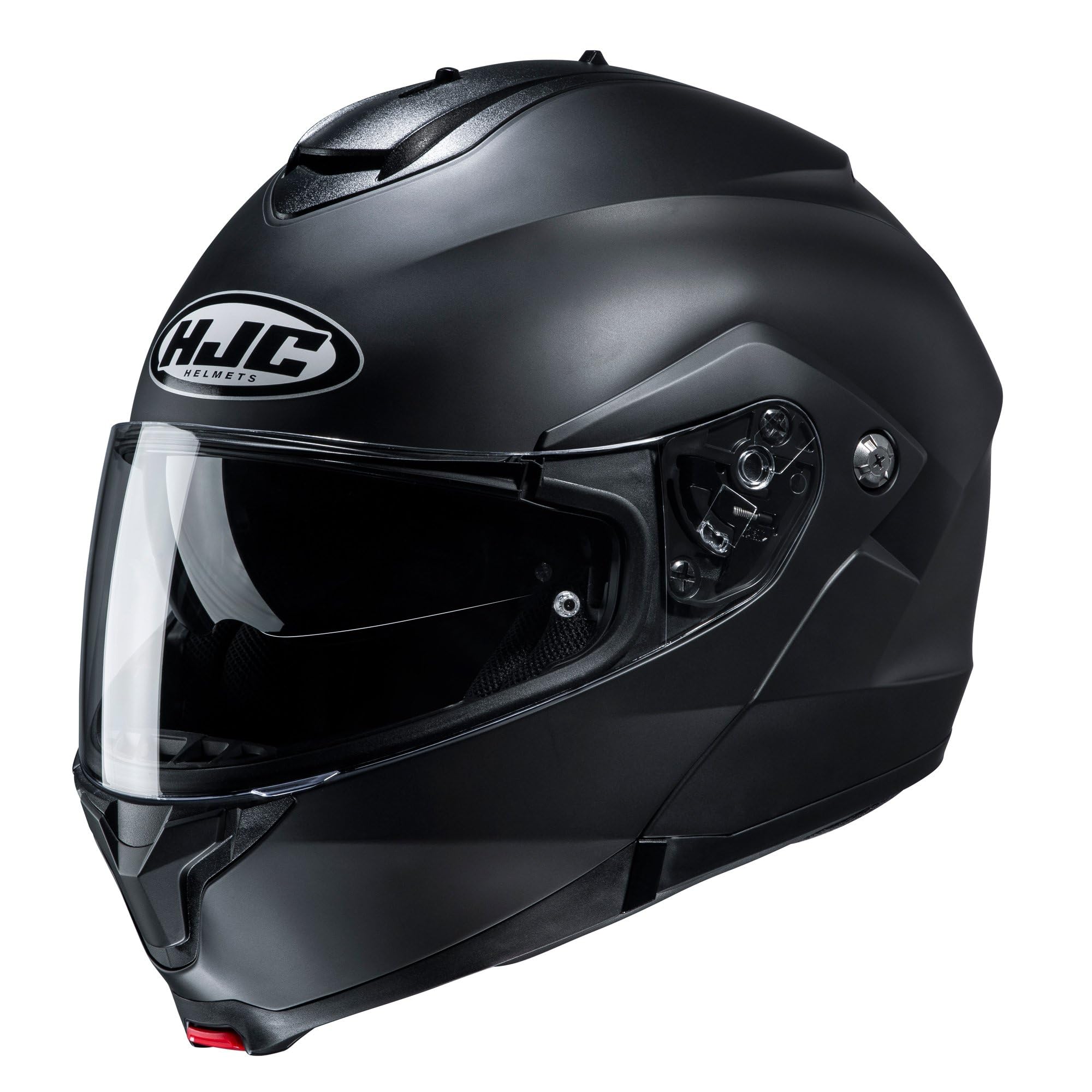 C91N Plain Modular Flip Front Motorcycle Helmet Matt Black